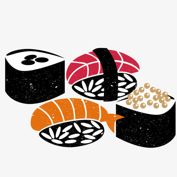 各式寿司合集免抠