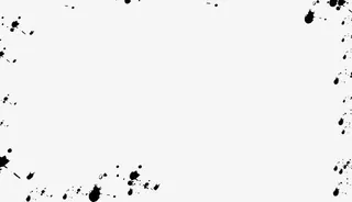 斑驳的水墨点免抠