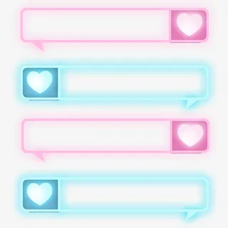 心形光感对话框免抠