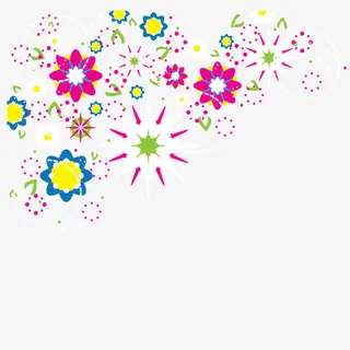 绚丽的花朵海报背景图