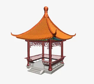 凉亭免抠