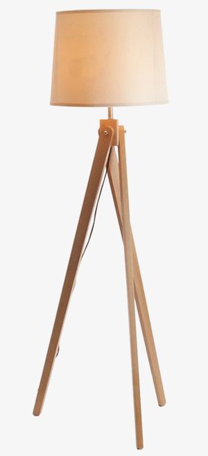 日式三脚架落地灯免抠