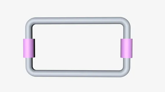 C4D铁链边框免抠