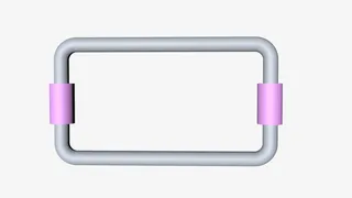 C4D铁链边框免抠