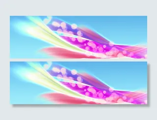 蓝紫色渐变玄幻浪漫背景高清