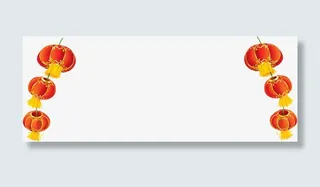 红色灯笼金马迎春图片免抠