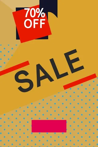 简约 扁平 几何 时尚 打折 促销 购物高清