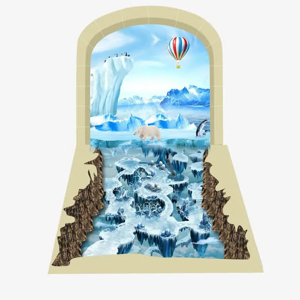 3D地板画免抠