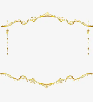 欧式花纹边框免抠