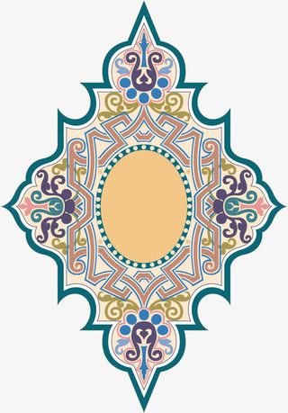 矢量民族风格花纹装饰免抠