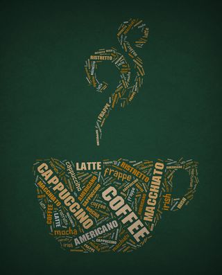 咖啡海报背景素材高清