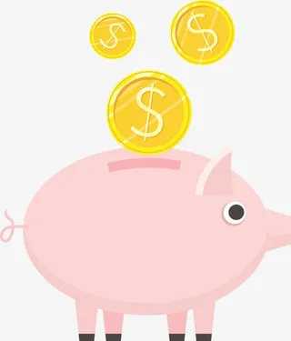 卡通存钱罐免抠