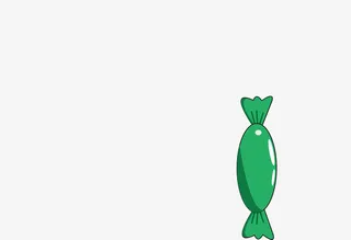 手绘甜甜的糖果免抠