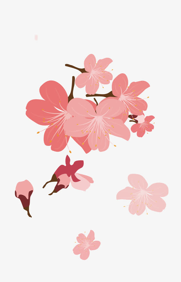 樱花花瓣素材免抠