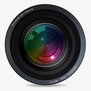 高清摄像镜头免抠