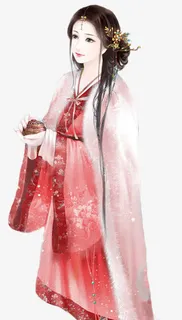 手持香炉女子古风立绘免抠手绘/卡通手绘元素