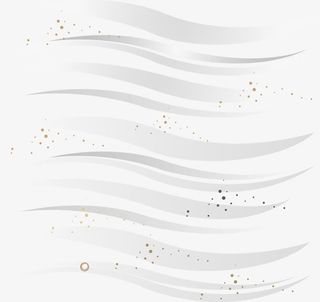 灰色清新曲线免抠