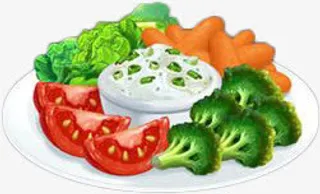 手绘凉菜拼盘免抠