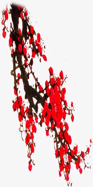 新年中国风梅花免抠