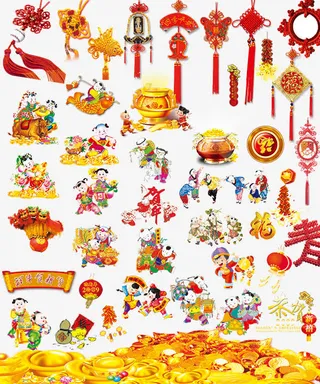 中国风装饰元素合集免抠