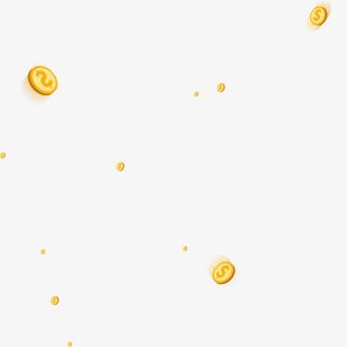 金币漂浮免抠
