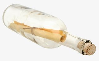 漂流瓶许愿瓶免抠