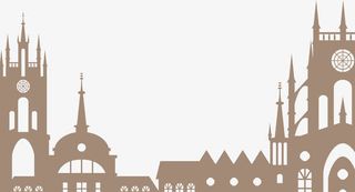 矢量国家地理标志城市建筑素材免抠