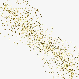 黄色元素金黄色素材  金色碎屑免抠