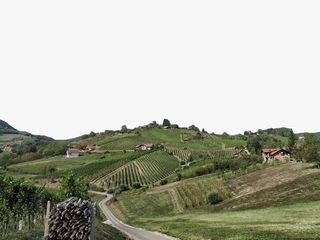 绿色小山村免抠