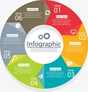 矢量手绘彩色PPT标签免抠
