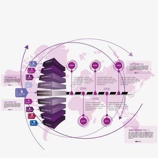 矢量数据分析图形免抠