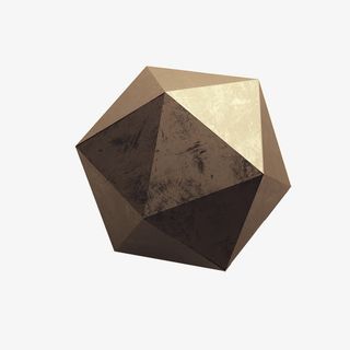 灰色多边形几何体免抠