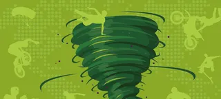 电商扁平龙卷风运动背景banner高清