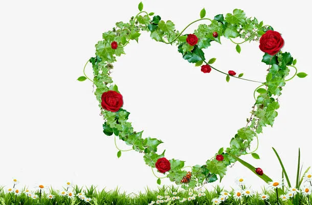 爱心边框免抠
