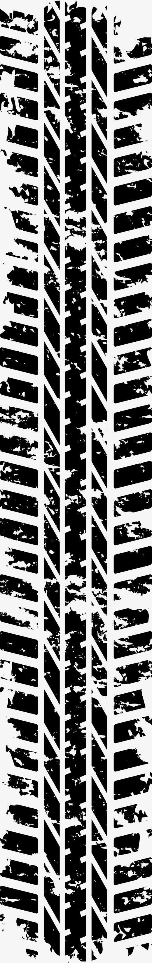 轮胎的矢量痕迹素材图免抠