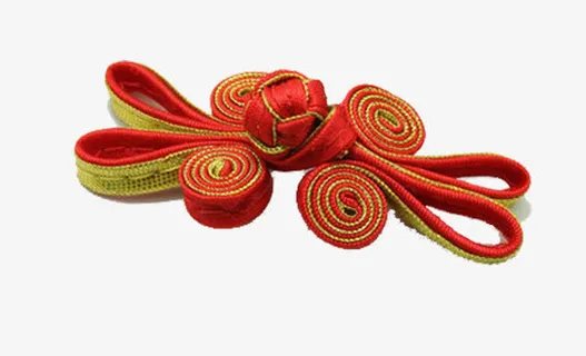 唐装婚庆盘扣免抠