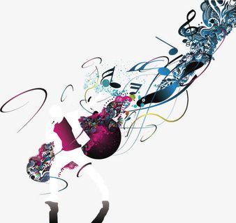 音乐海报元素免抠