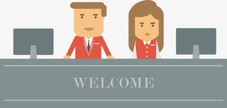 卡通商务 酒店信息图元素素材免抠