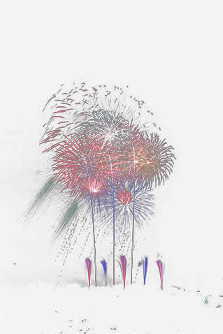 绚丽烟花免抠