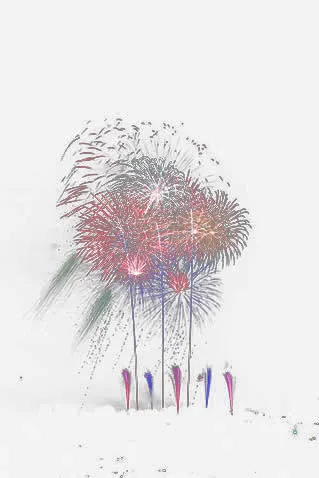 绚丽烟花免抠