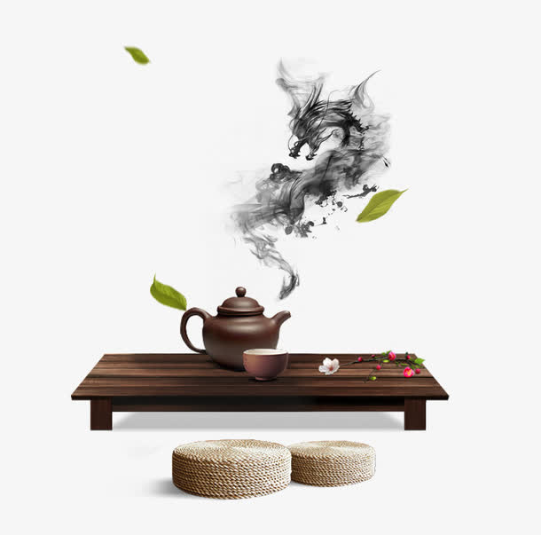 中国风茶具免抠