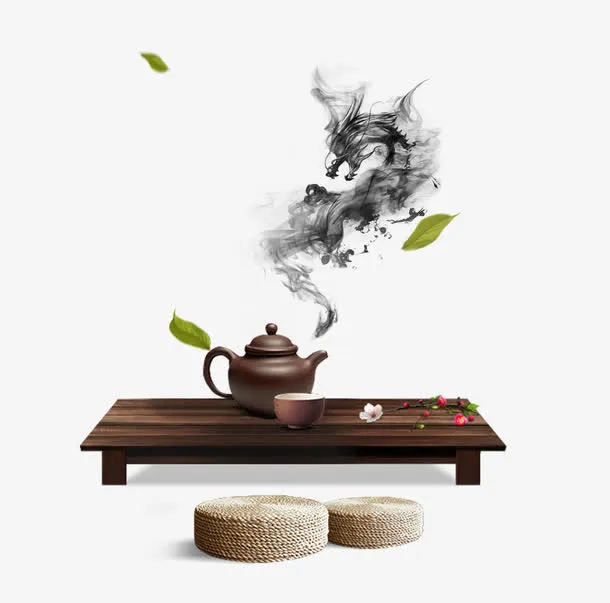 中国风茶具免抠