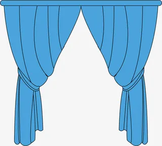 会议帘子 结婚帘子免抠