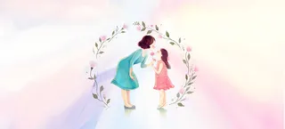 淘宝手绘粉色海报背景高清