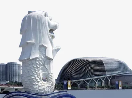 鱼尾狮广场雕刻免抠 鱼尾狮广场雕刻免抠