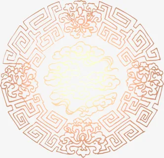 古典花纹底纹免抠