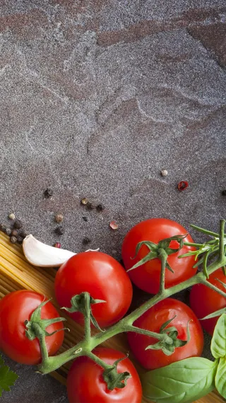 新鲜西红柿H5背景素材高清