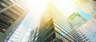 仰视商务高楼大厦高清