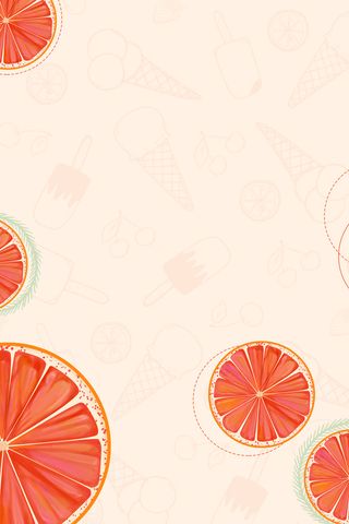 水果插画元素背景高清