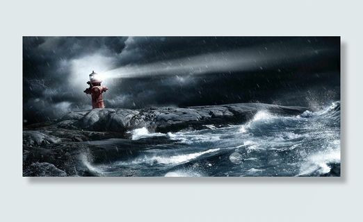 大气海浪浪花设计背景高清